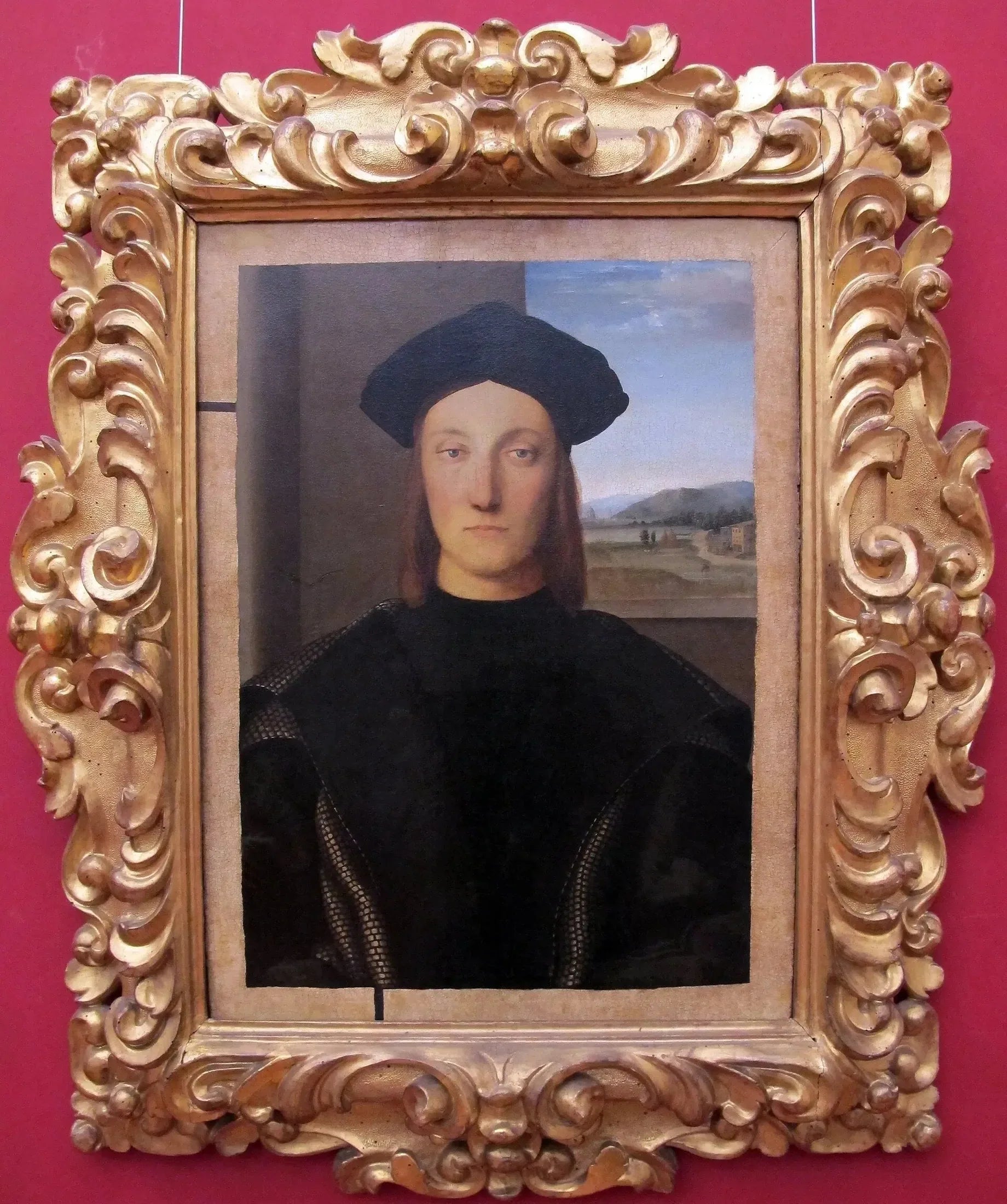 Portrait de Guidobaldo Ier de Montefeltro - Raphaël Sanzio image 2 reproduction réalisée par Alpha Reproduction