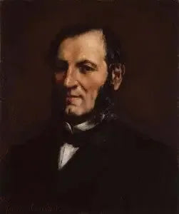 Portræt af Gustave Chaudey - Gustave Courbet
