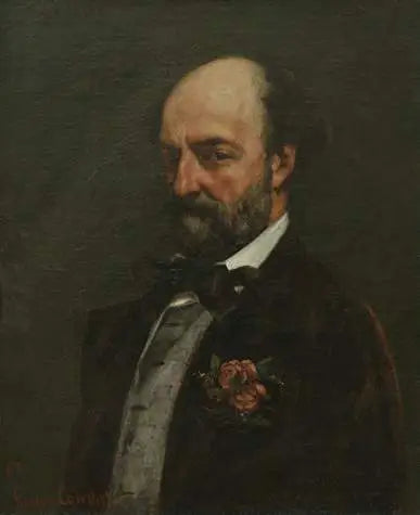Portræt af Gustave Matthieu - Gustave Courbet