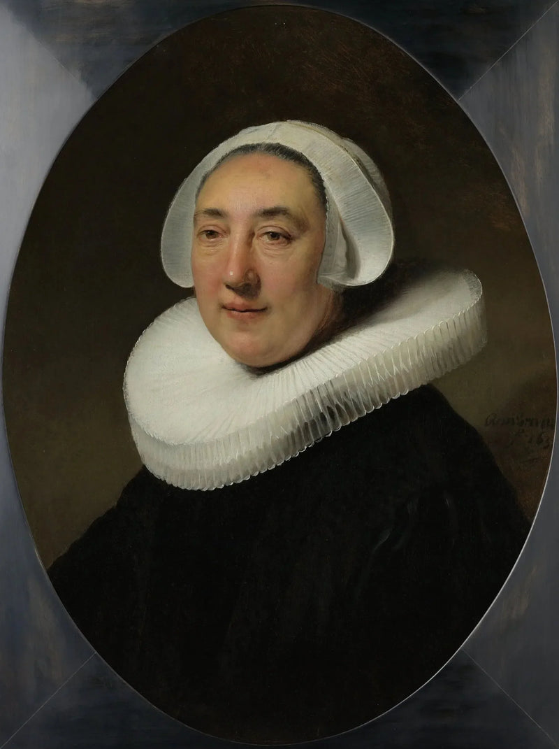 Portræt af Haesje Jacobsdr van Cleyburg - Rembrandt