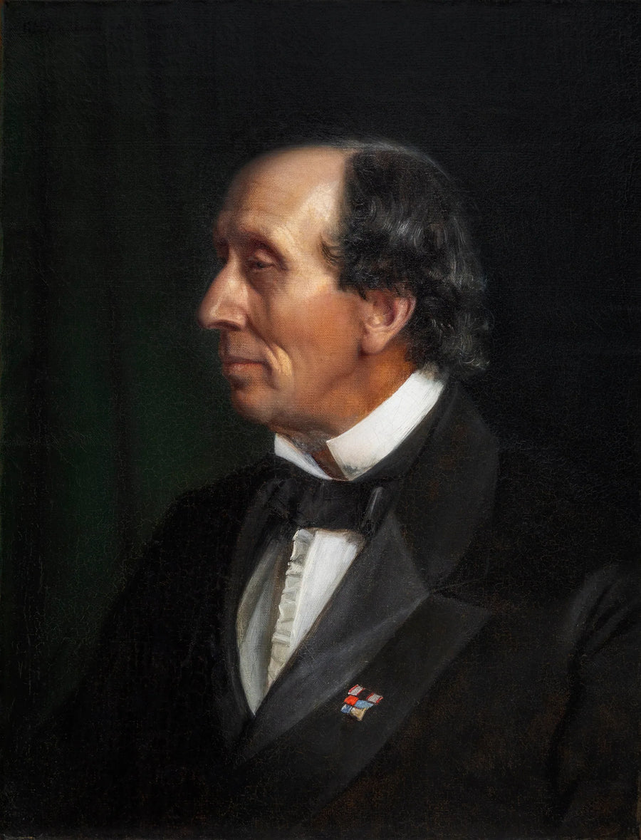 Portræt af Hans Christian Andersen - Carl Heinrich Bloch