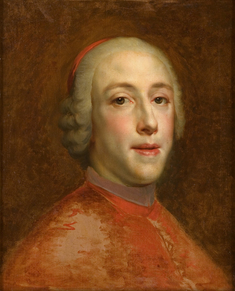 Portræt af Henri Édouard Stuart, kardinal hertug af Yorck - Anton Raphael Mengs
