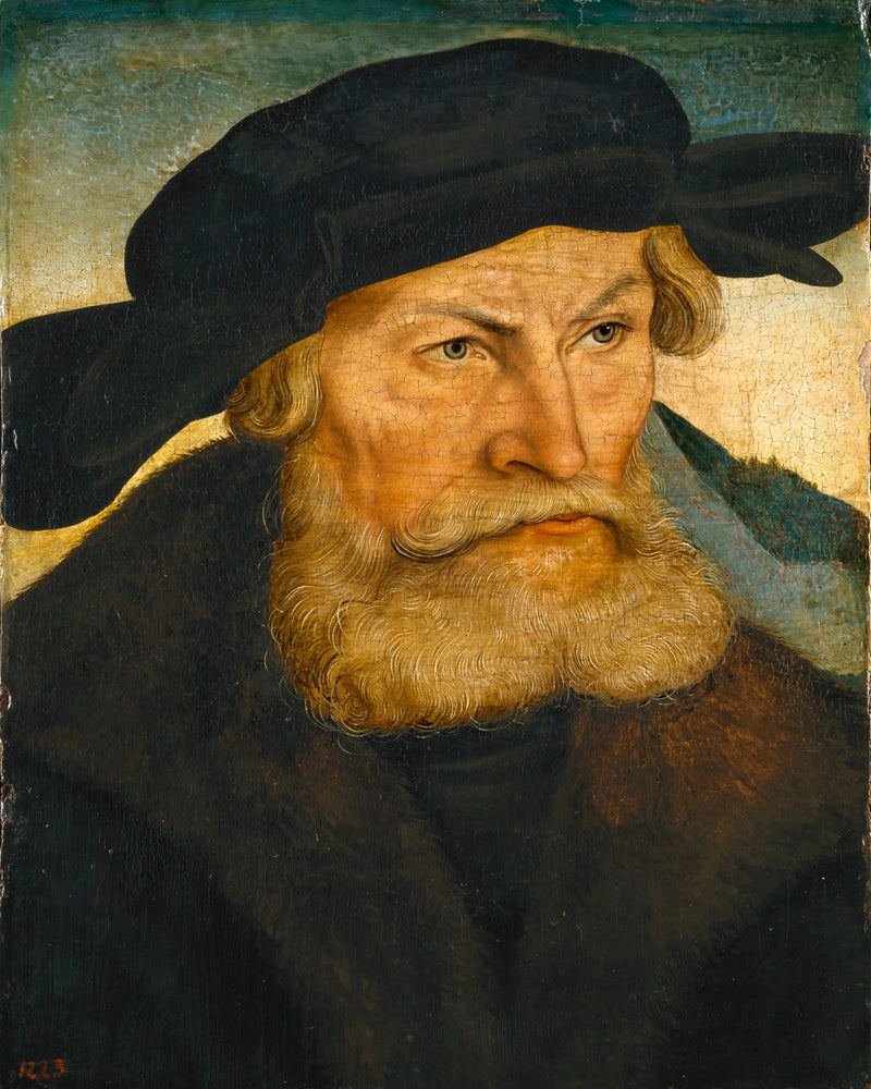 Portræt af Henri den Yngre - Lucas Cranach den Ældre