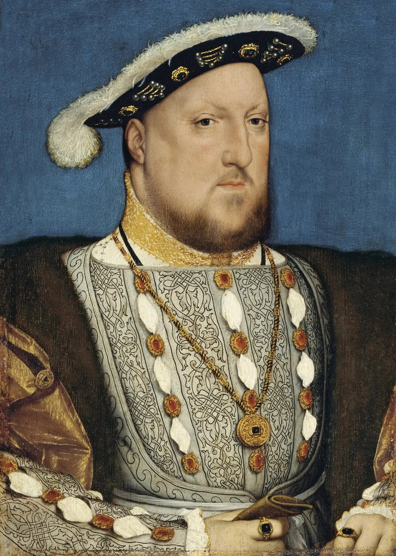 Portræt af Henrik VIII - Hans Holbein den Yngre