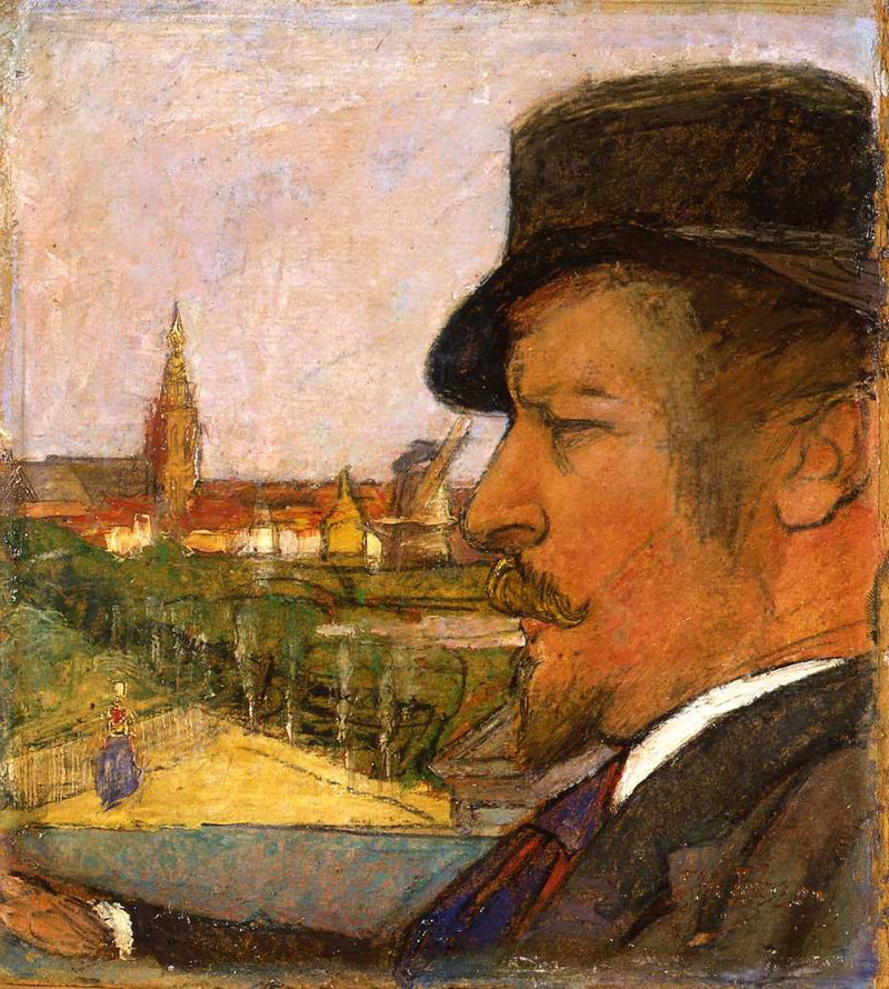 Portræt af Hidde Nijland - Jan Toorop