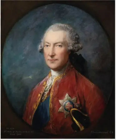 Portræt af Hugh Smithson (Percy), 1. hertug af Northumberland (1714-1786), tidligere Lord Lieutenant i Irland - Thomas Gainsborough