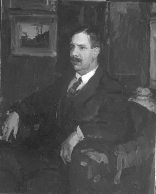 Portræt af J.M.P. Glerum - Isaac Israels
