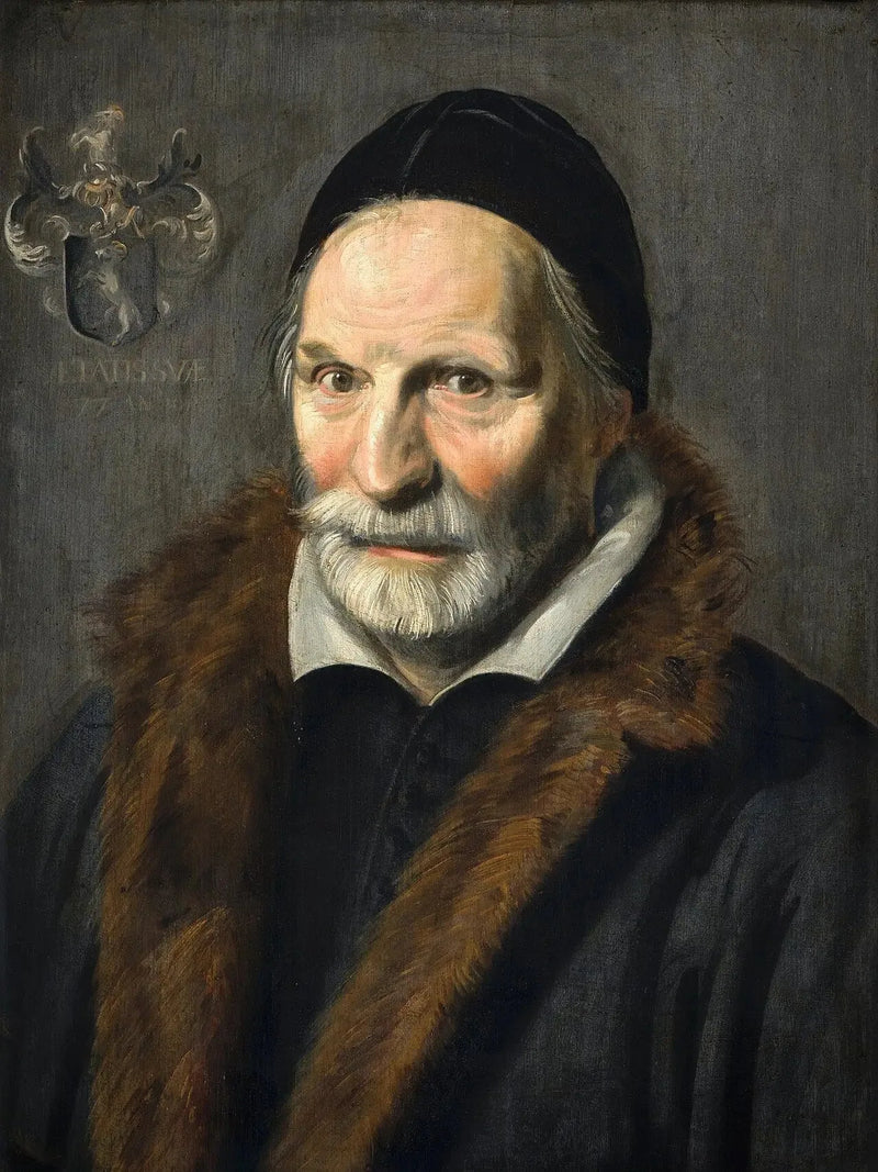 Portrait af Jacobus Zaffius - Frans Hals