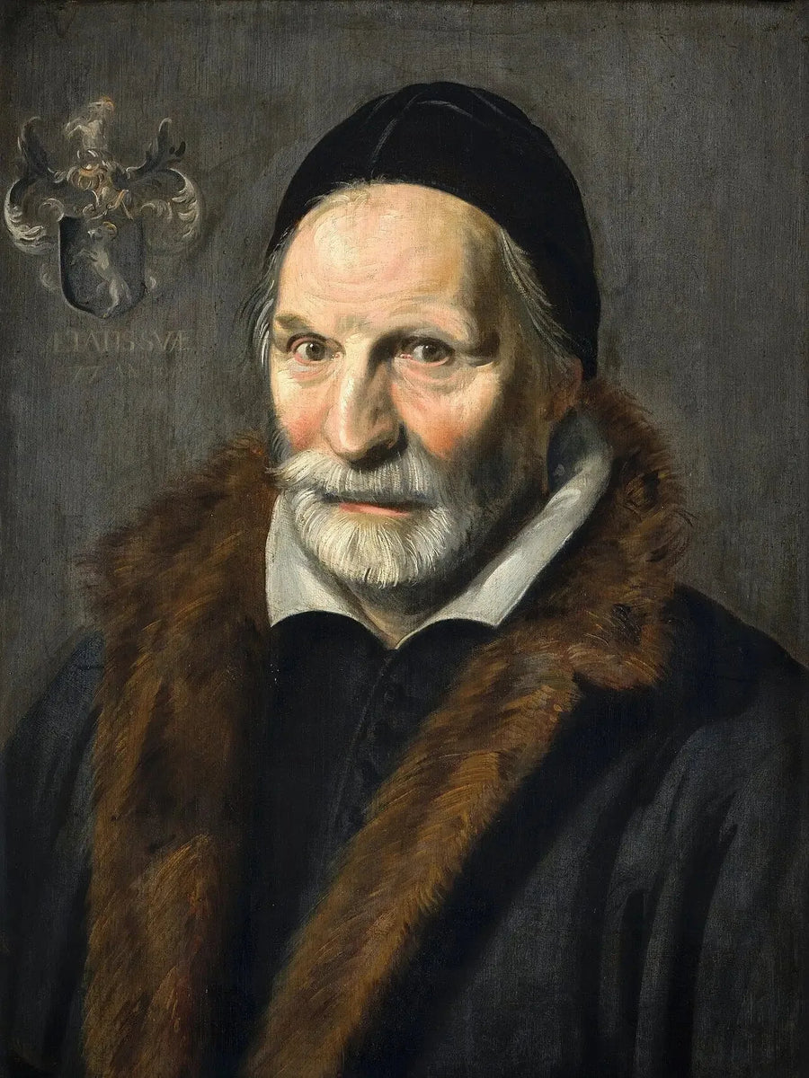 Portrait af Jacobus Zaffius - Frans Hals