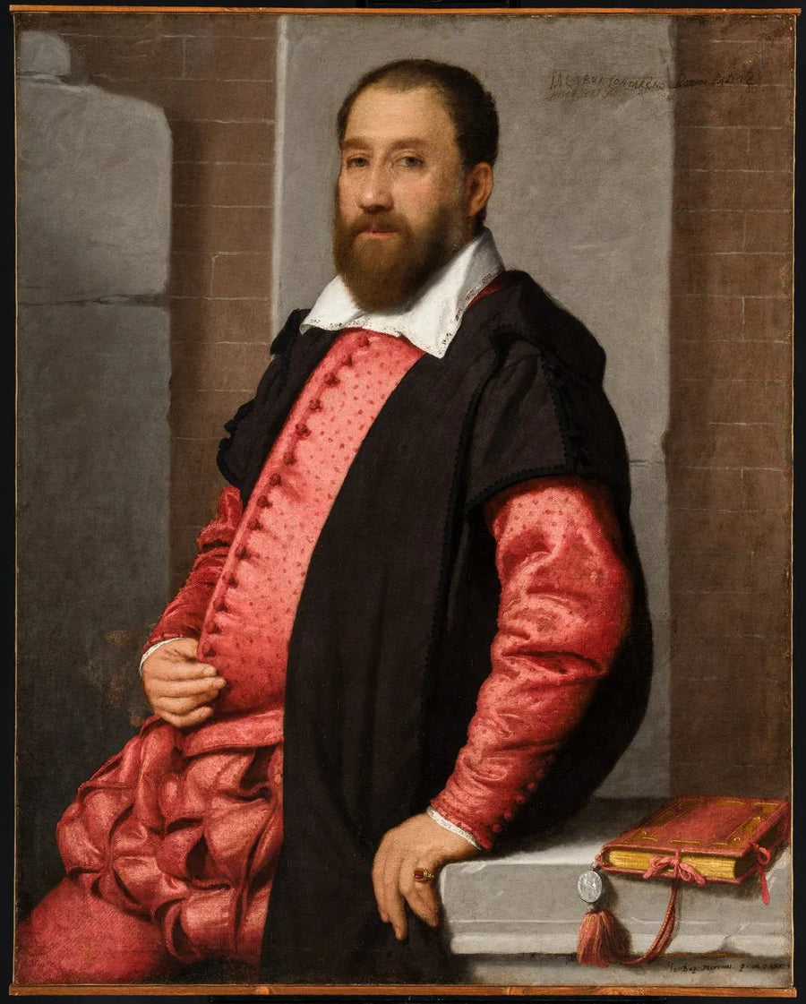 Portræt af Jacopo Foscarini - Giovanni Battista Moroni