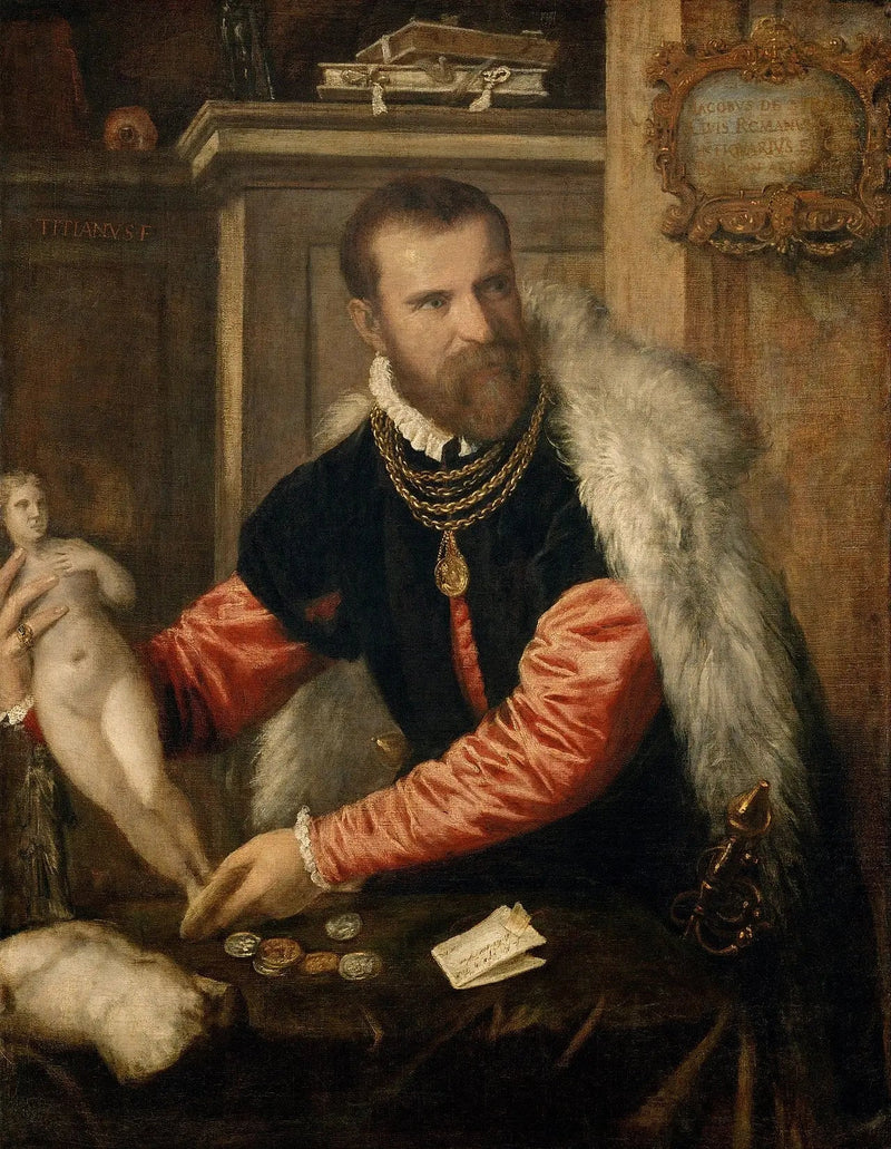 Portræt af Jacopo Strada - Titian