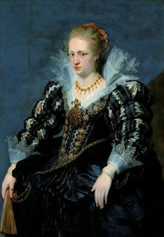 Portræt af Jacqueline de Caestre. - Peter Paul Rubens