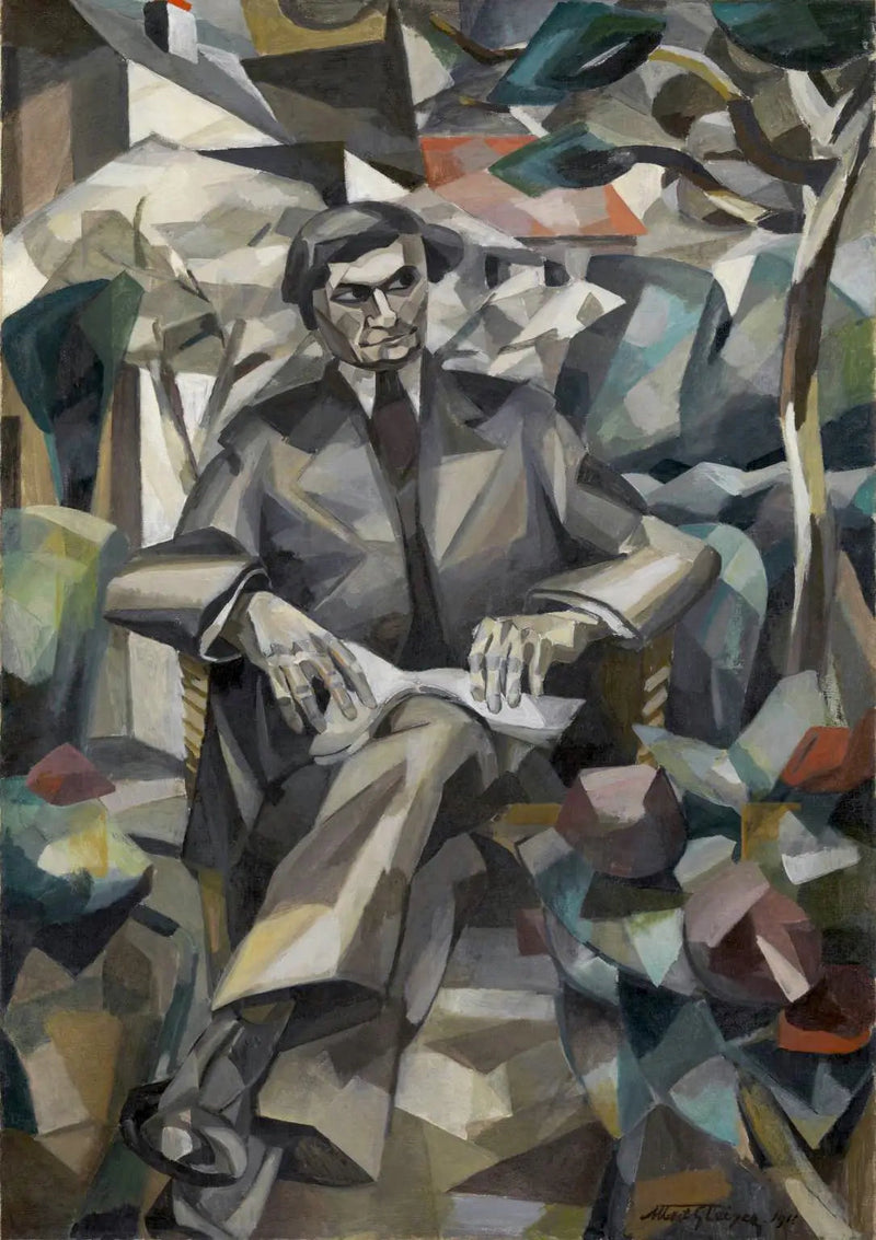Portræt af Jacques Nayral - Albert Gleizes