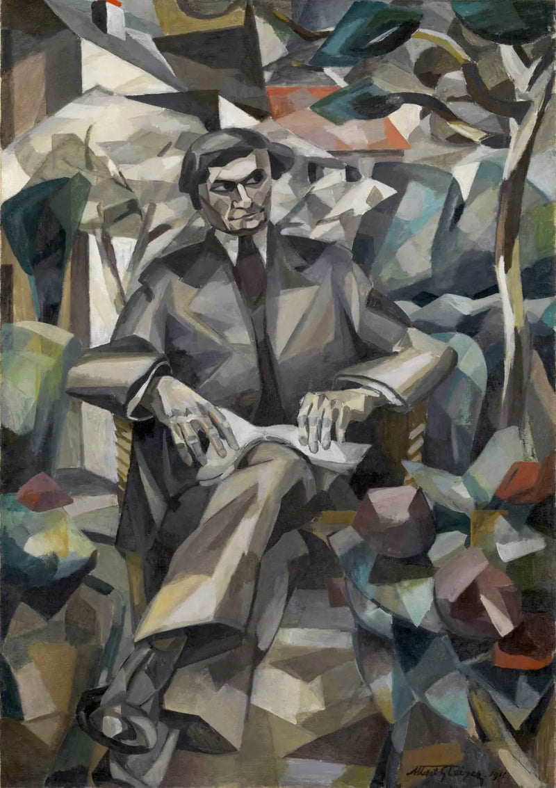 Portræt af Jacques Nayral - Albert Gleizes