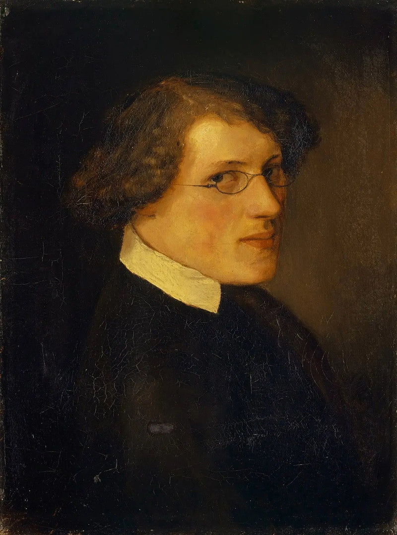 Jakob Mähly-portræt - Arnold Bøcklin