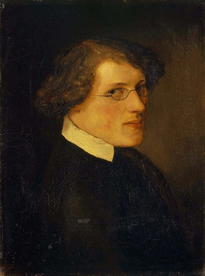 Jakob Mähly-portræt - Arnold Bøcklin