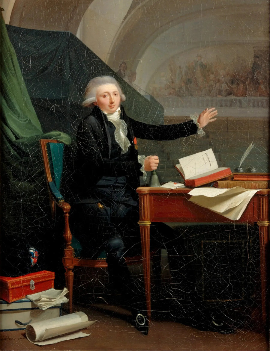 Portræt af Jan Anthony d'Averhoult (1756-1792) - Louis-Léopold Boilly