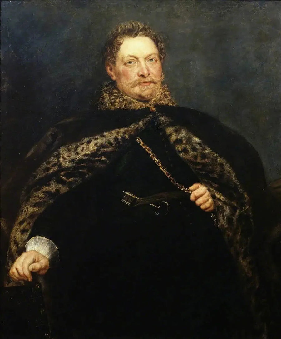 Portrait af Jan van Montfort (1596-1649) - Peter Paul Rubens