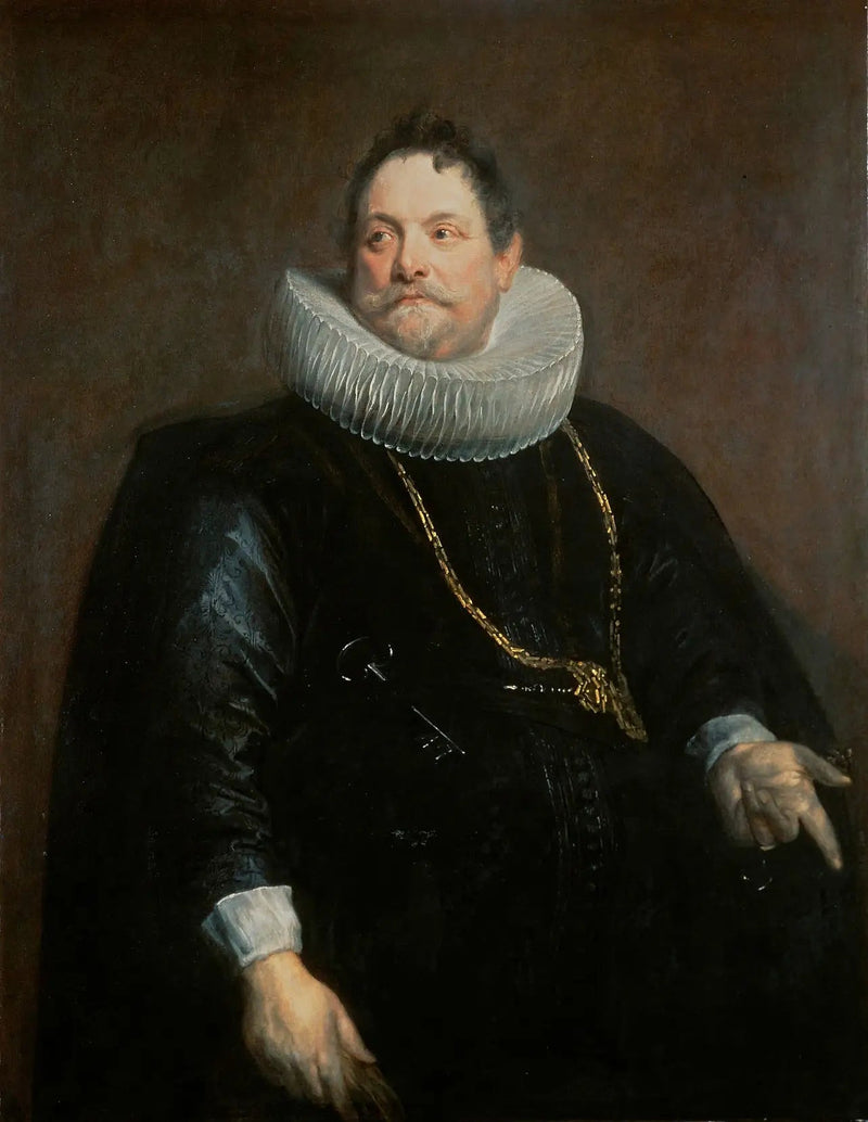 Portræt af Jan van Montfort - Antoine van Dyck