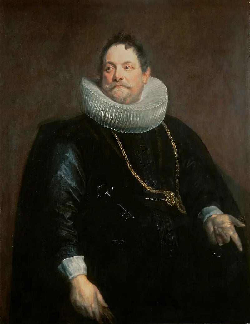 Portræt af Jan van Montfort - Antoine van Dyck