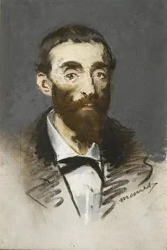 Portræt af Jean de Cabanes, kaldet Cabaner, musiker - Édouard Manet
