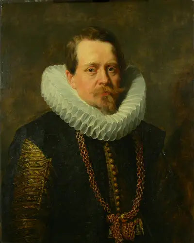 Portrait de Jean-Charles de Cordes - Peter Paul Rubens image 1 reproduction artisanale de tableau