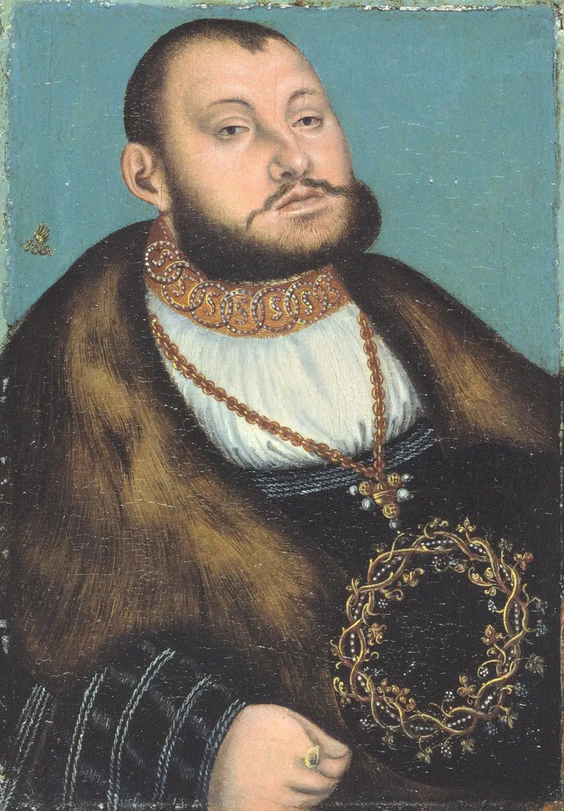 Portræt af Jean-Frédéric I den Store - Lucas Cranach den Ældre