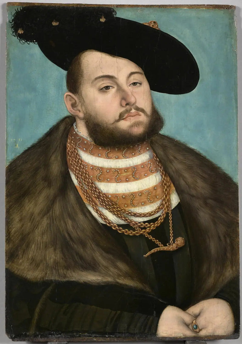 Portræt af Jean-Frédéric den Magnanime - Lucas Cranach den Ældre