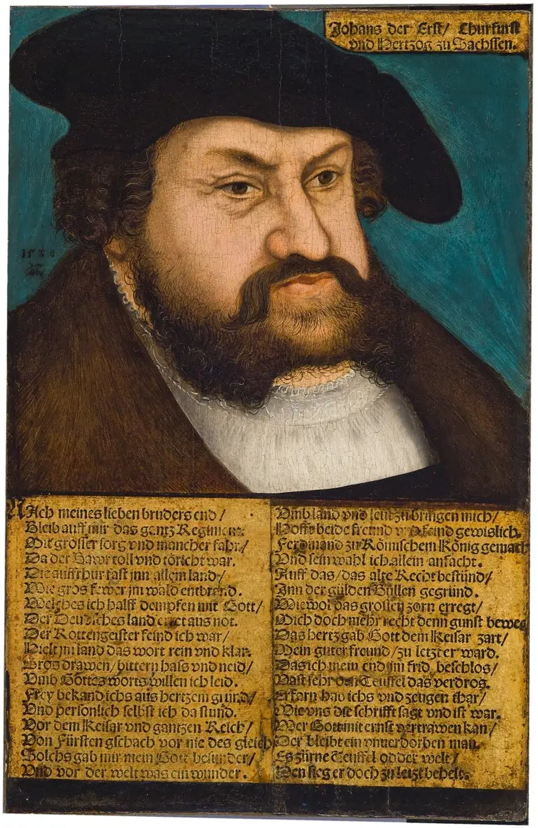 Portræt af Jean I af Sachsen - Lucas Cranach den Ældre