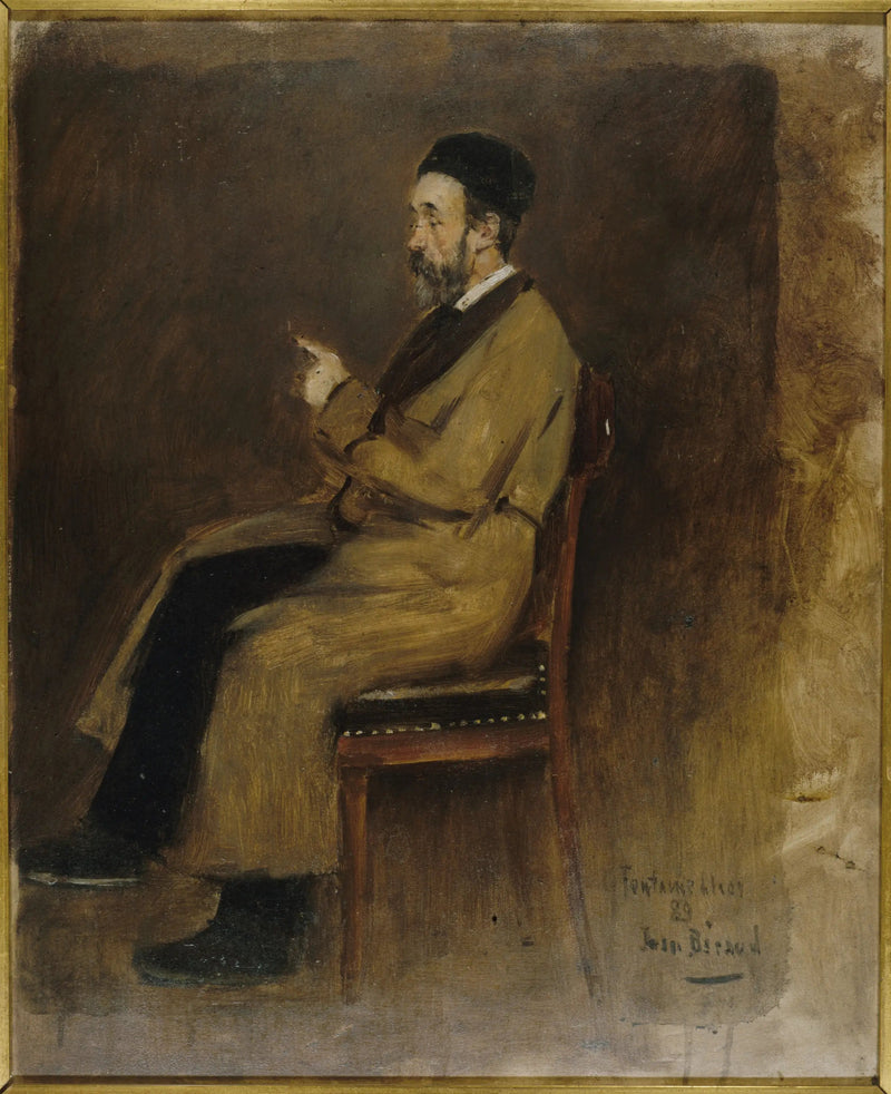 Portræt af Jean-Jacques Weiss (1827-1891), redaktør ved 