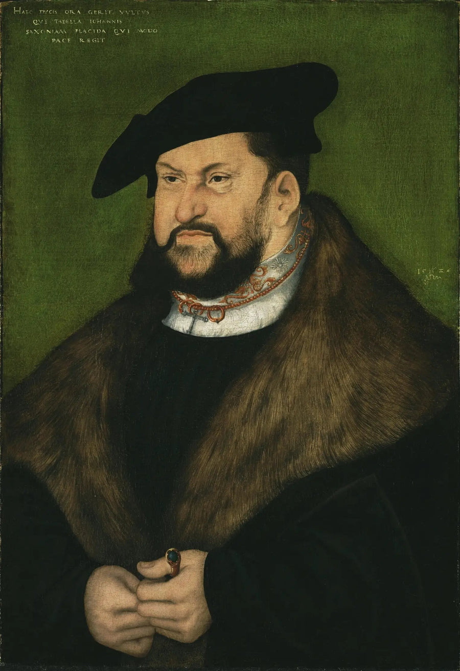 Portræt af Jean den Konstant, valgmand af Sachsen - Lucas Cranach den Ældre