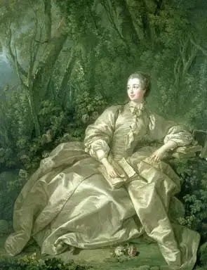 Portræt af Jeanne-Antoinette Poisson, marquise de Pompadour - François Boucher