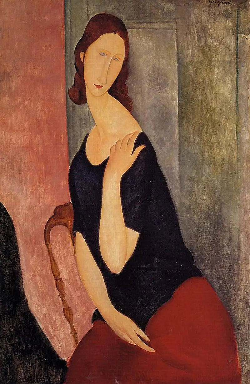 Portræt af Jeanne Hébuterne - Amedeo Modigliani