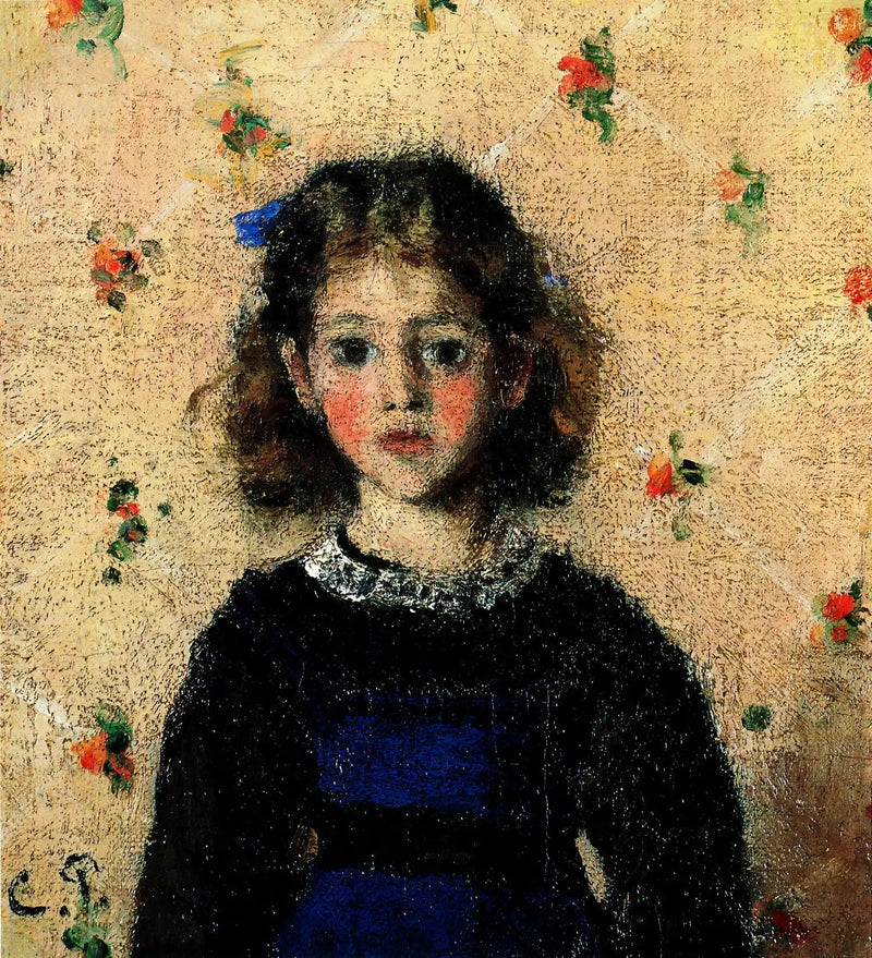 Portræt af Jeanne Pissarro kaldet Minette - Camille Pissarro