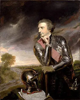 Portræt af Jeffrey Amherst (1717-1797), britisk general - Joshua Reynolds
