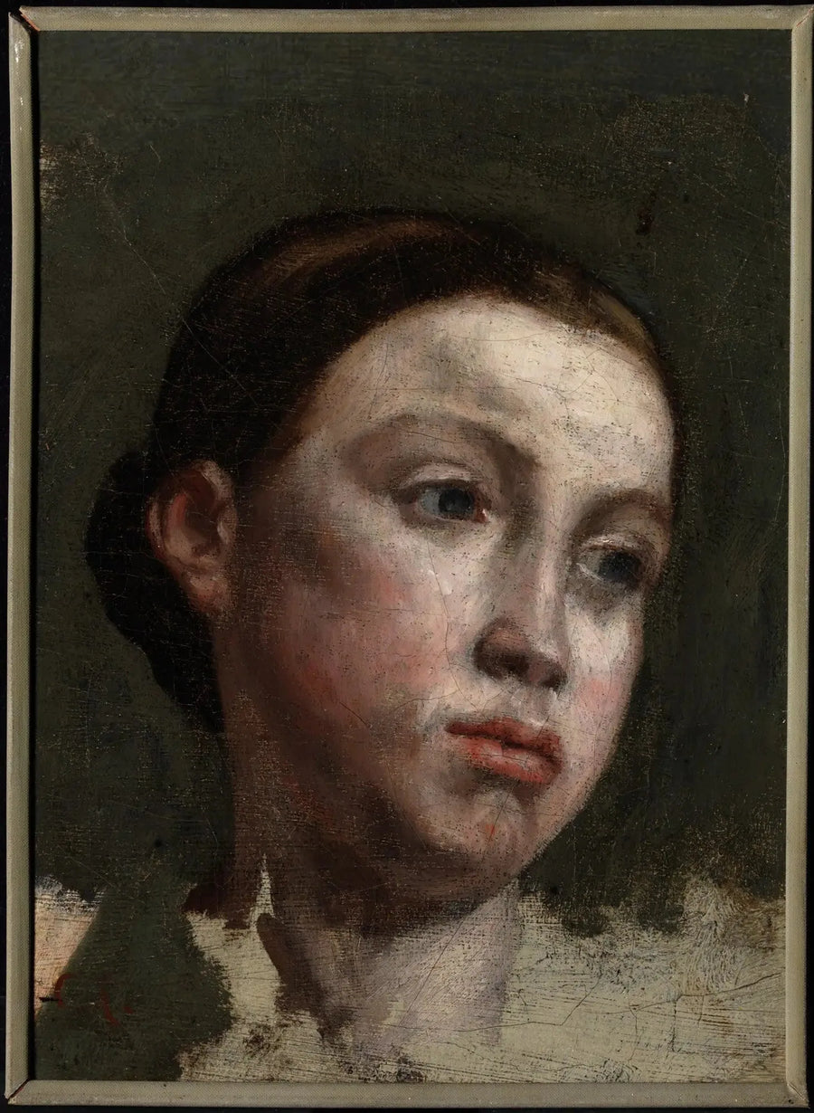 Portræt af ung kvinde - Gustave Courbet