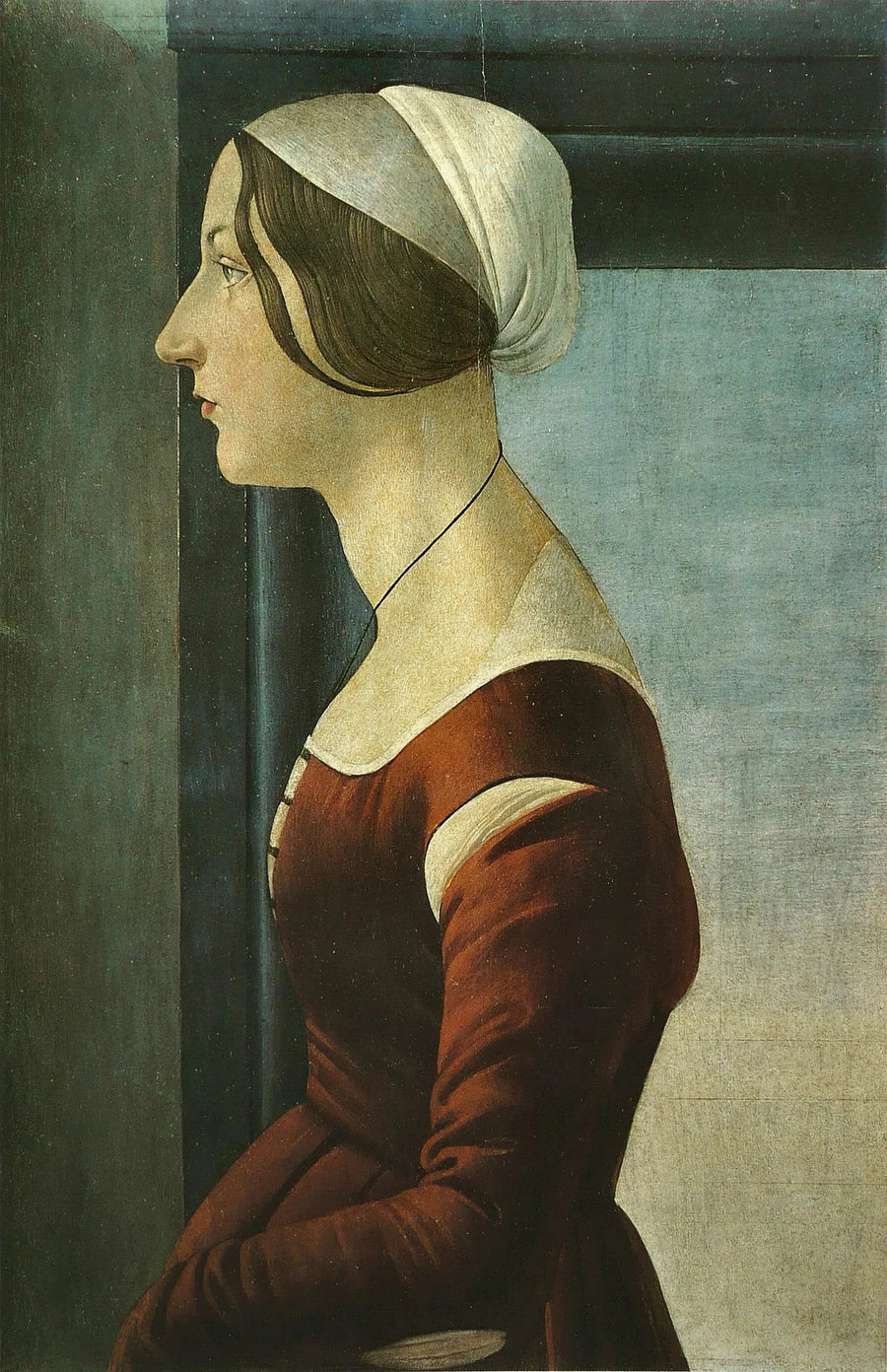 Portræt af ung kvinde - Sandro Botticelli