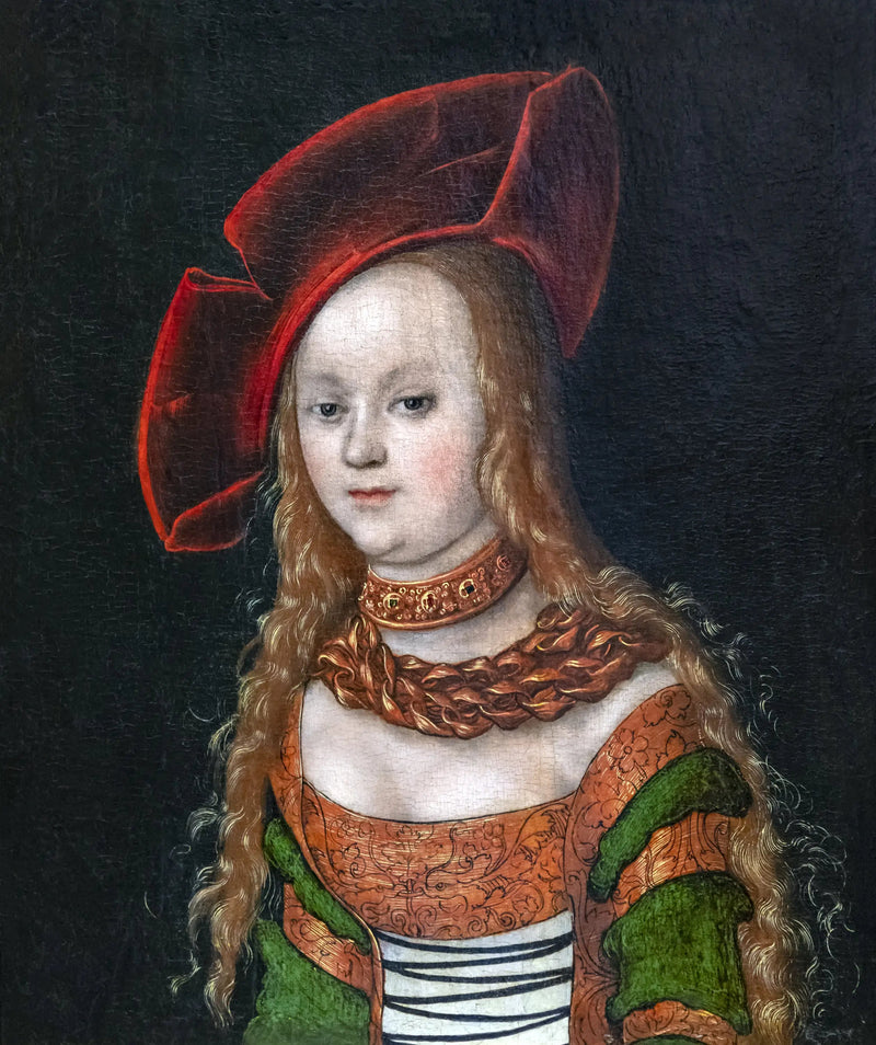 Portræt af ung pige i profil - Lucas Cranach den Ældre