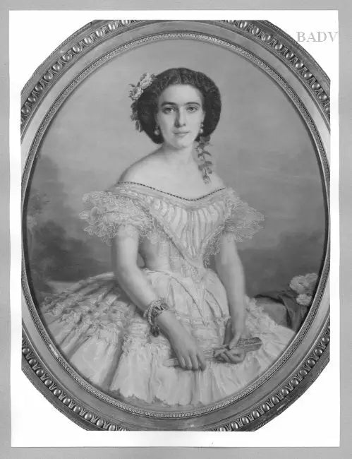 Portrait de jeune fille - Franz Xaver Winterhalter - Alpha Reproduction