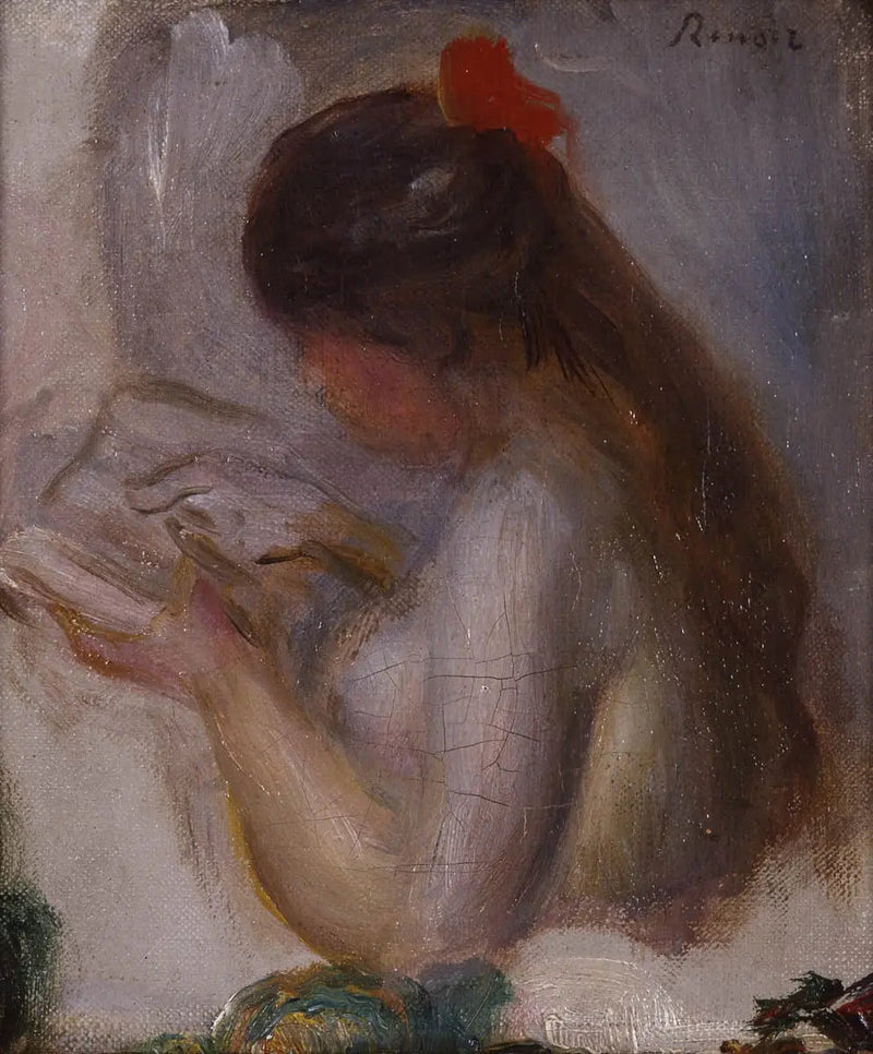 Portræt af ung pige der læser - Pierre-Auguste Renoir