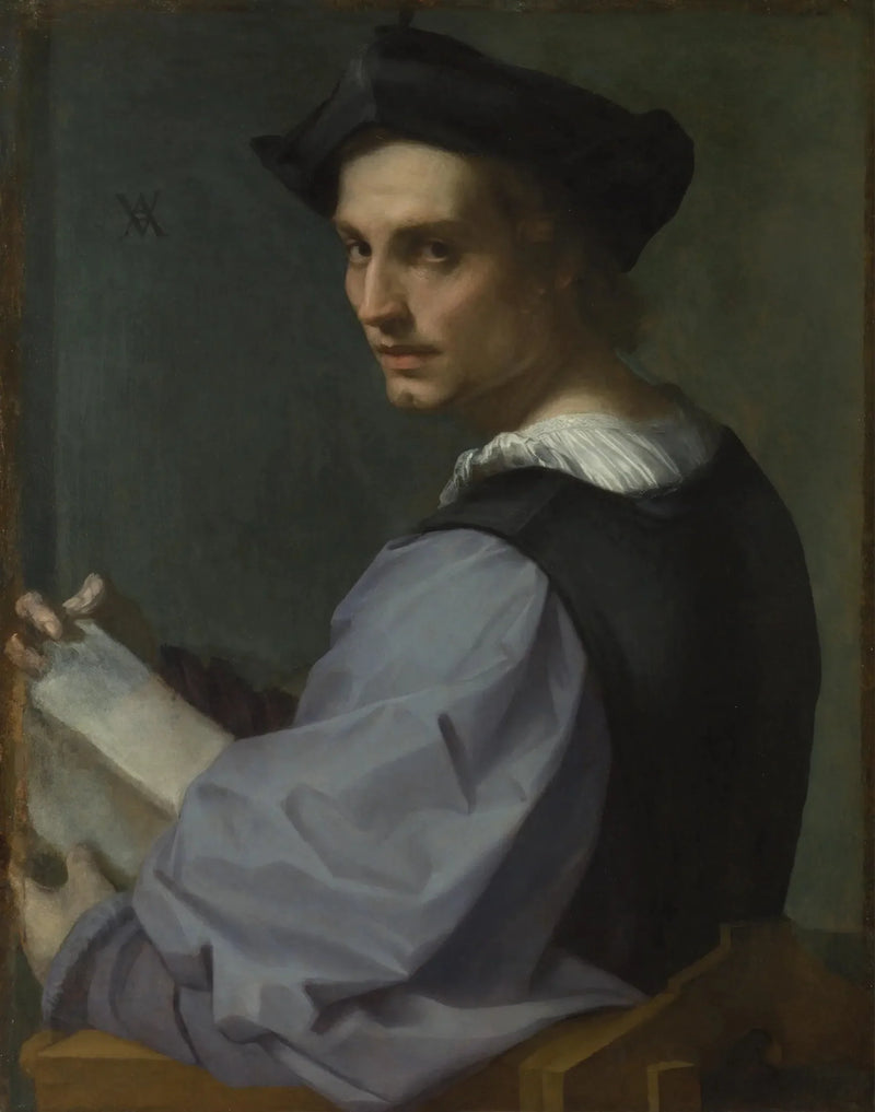 Portræt af en ung mand - Andrea del Sarto