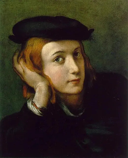 Portræt af en ung mand - Antonio da Correggio