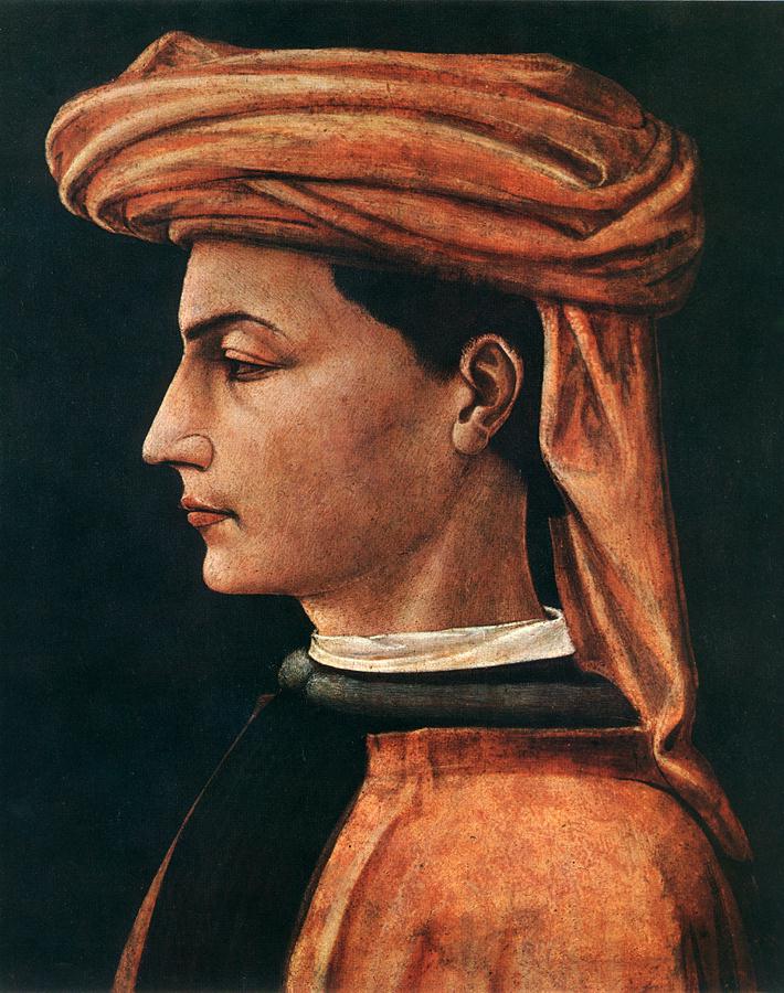 Portræt af en ung mand - Domenico Veneziano
