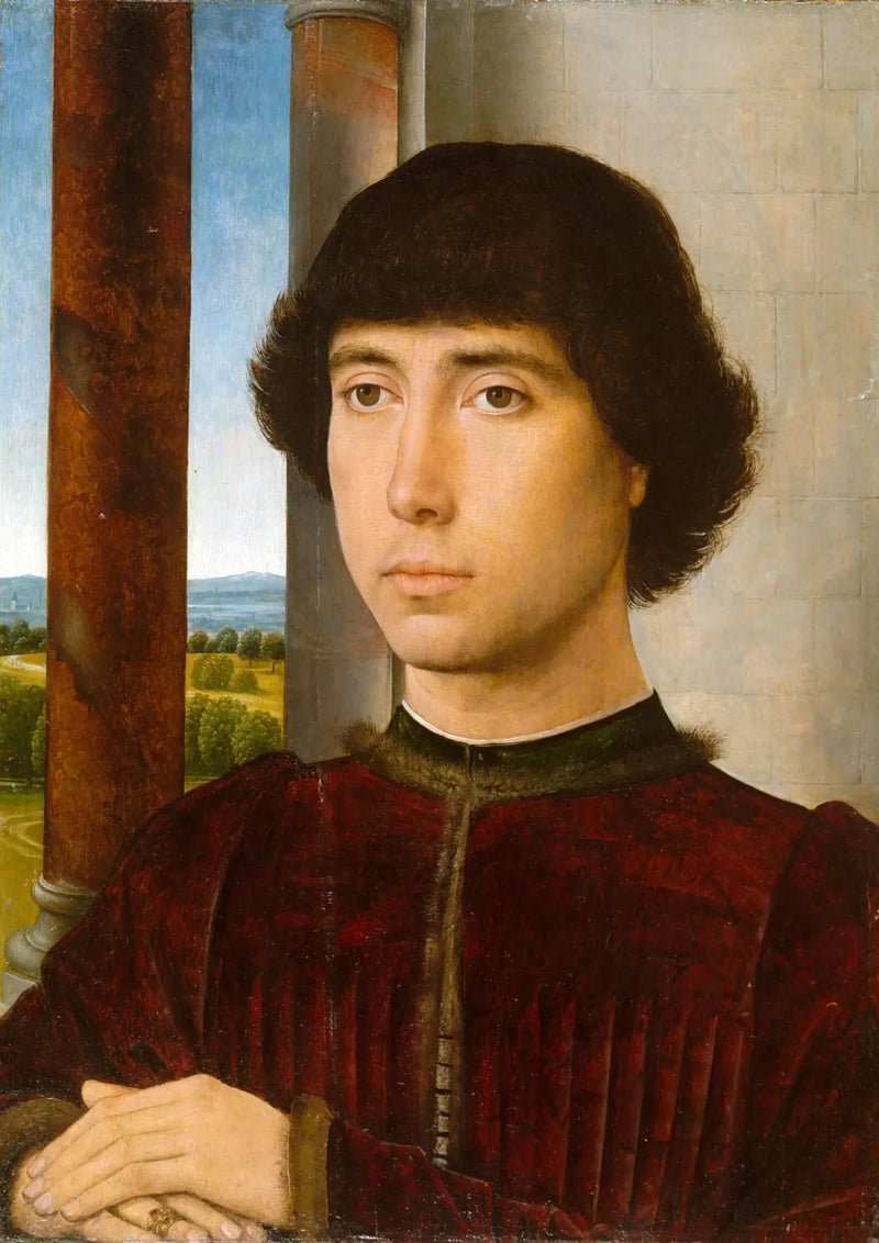 Portræt af en ung mand - Hans Memling