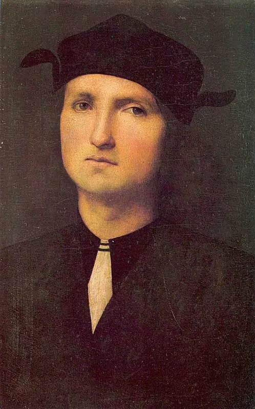 Portræt af en ung mand - Pietro Perugino