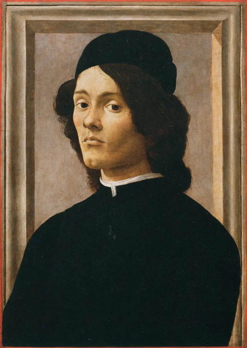 Portræt af en ung mand - Sandro Botticelli