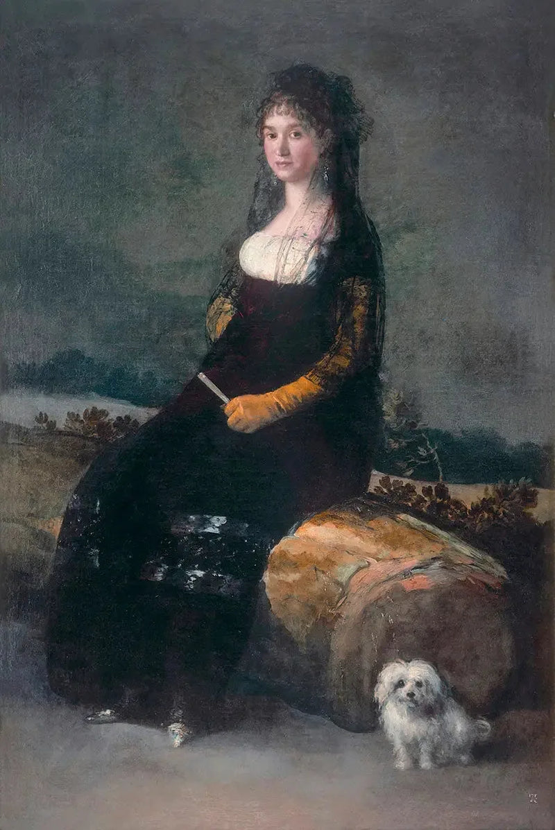 Portræt af Joaquina Candado Ricarte - Francisco de Goya