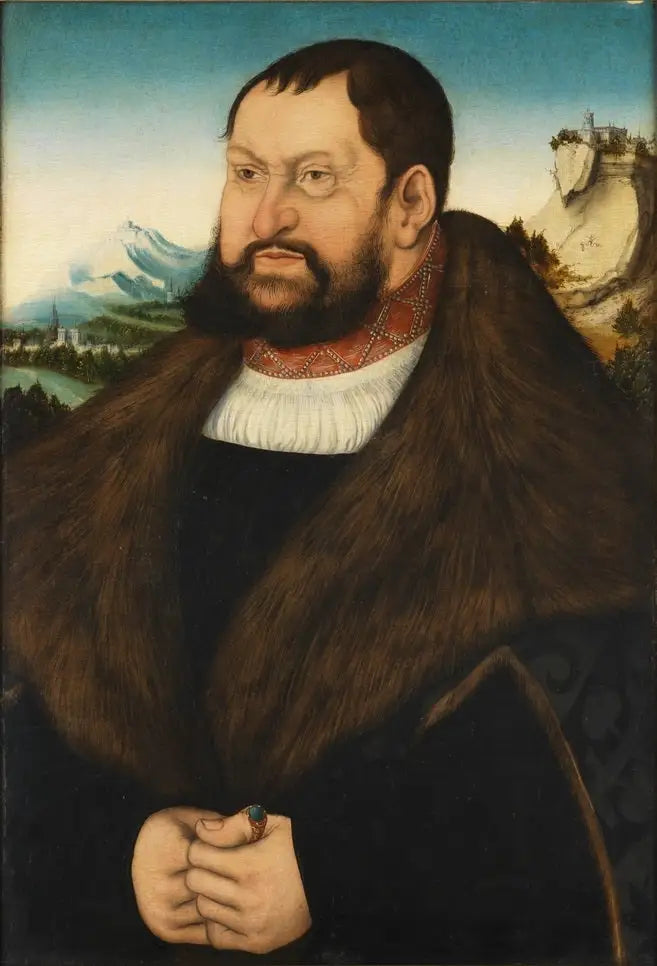 Portræt af Johann den Vedholdende - Lucas Cranach den Ældre