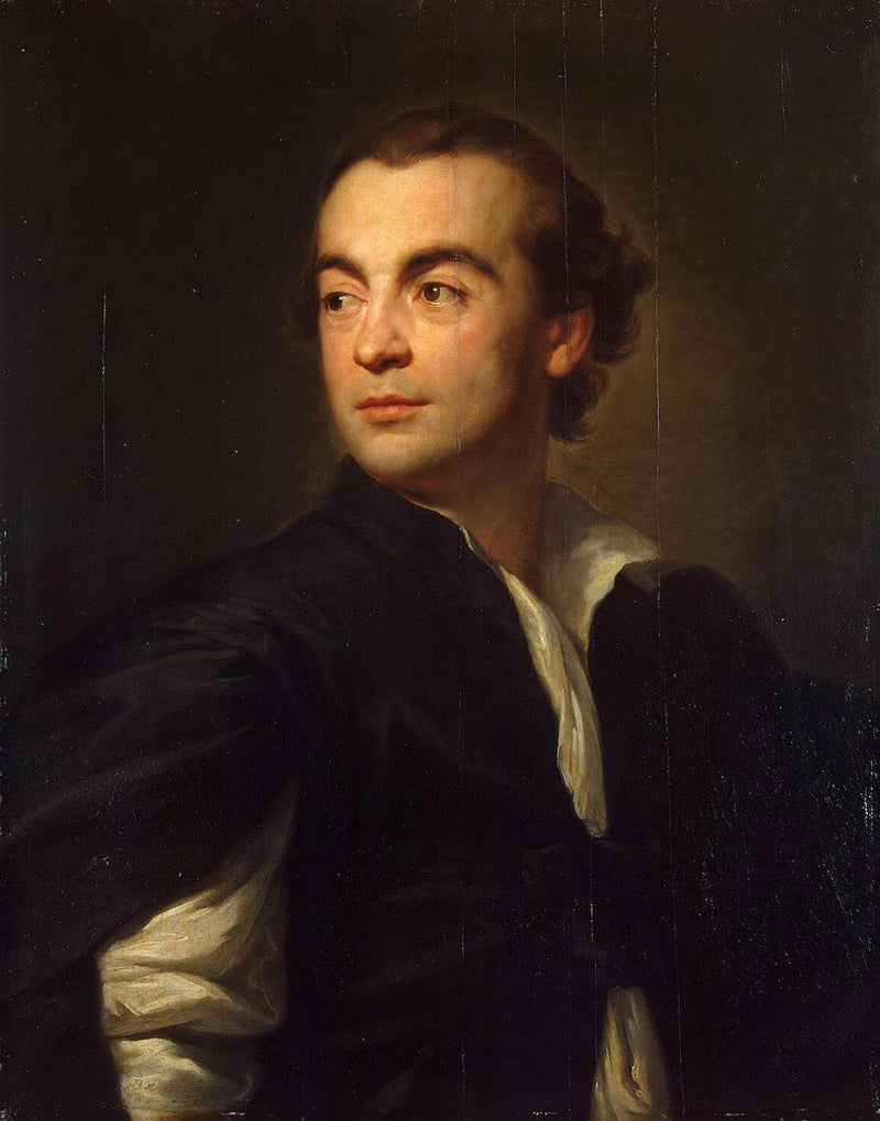 Portræt af Johann Joachim Winckelmann (?) - Anton Raphael Mengs