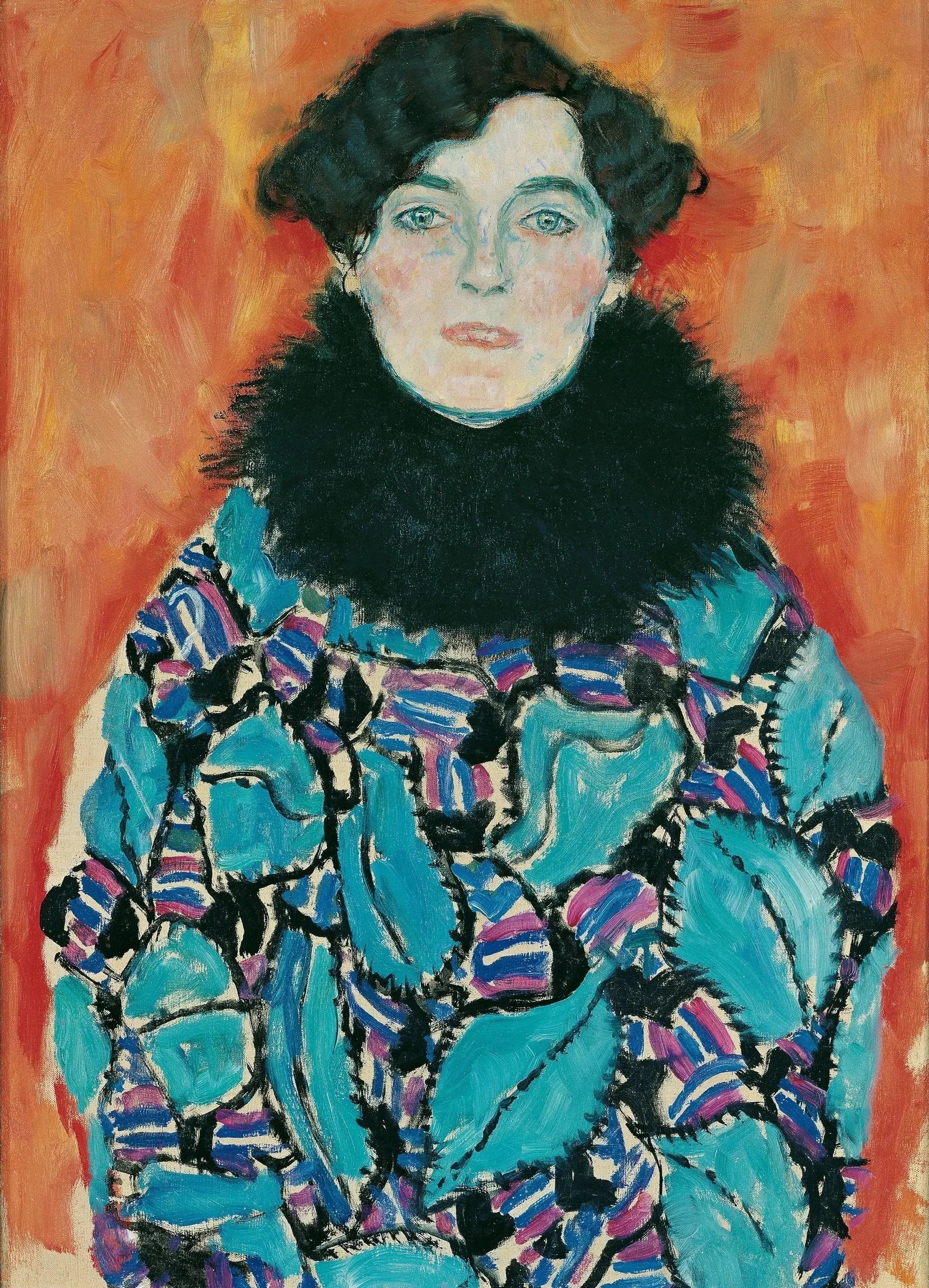 Reproduction du tableau « Portrait de Johanna Staude - Gustav Klimt » par Alpha Reproduction en peinture à l’huile